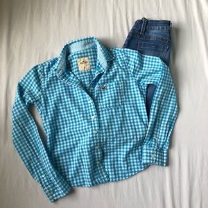 Hollister checked button down
